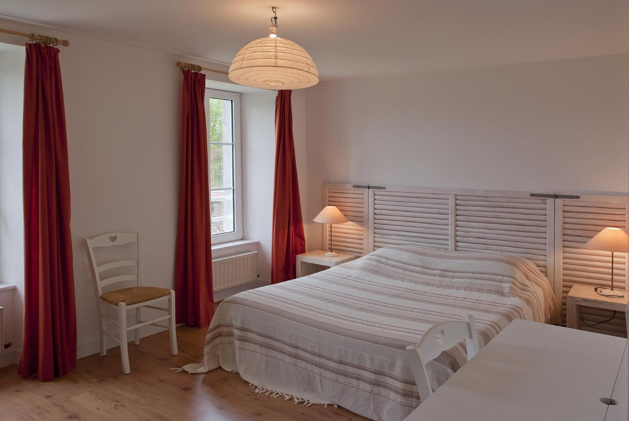 Manoir Du Mesnil De Bas Vila Bréhal Quarto foto